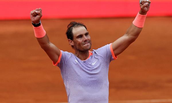 Rafael Nadal hat am Montag auch sein drittes Match beim Masters-1000-Turnier in Madrid gewonnen.