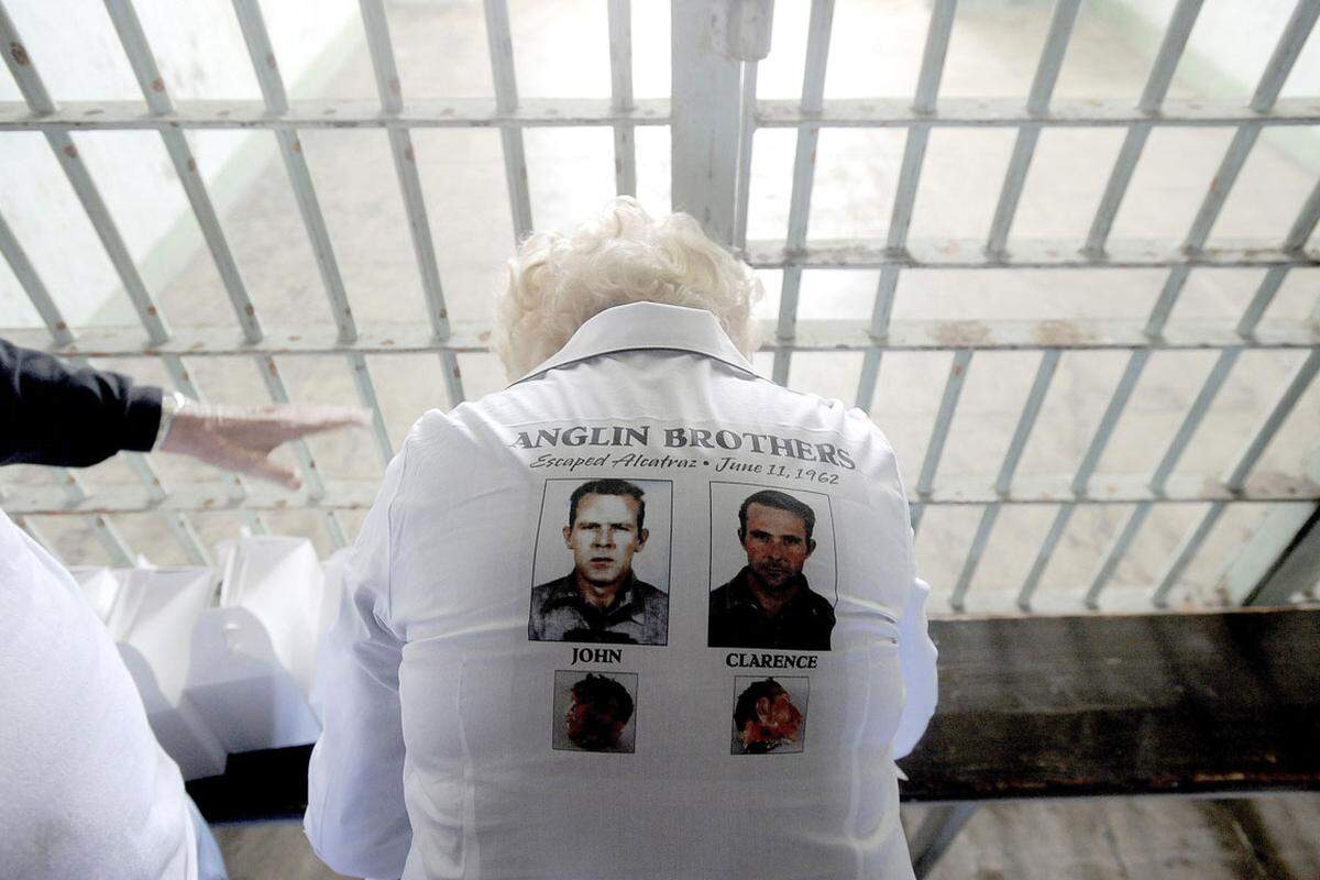 Die Schwester der Anglin-Brüder besuchte das Gefängnis im vergangenen Juni zum 50. Jahrestag der Flucht.