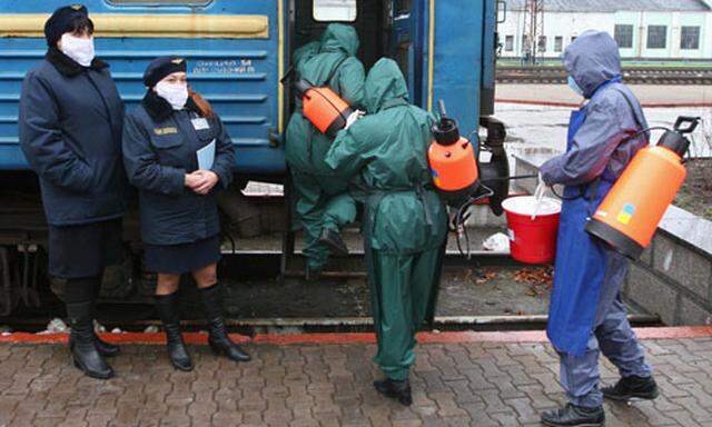 UKRAINE H1N1 SWINE FLU EPIDEMIC