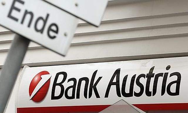 The logo of Bank Austria