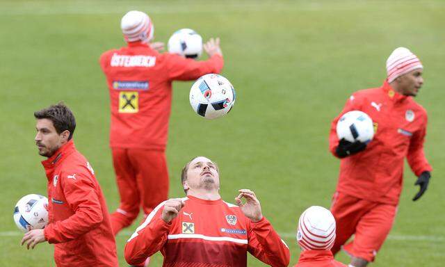 Proben für den Ernstfall: Österreichs Teamspieler üben in der Schweiz. 