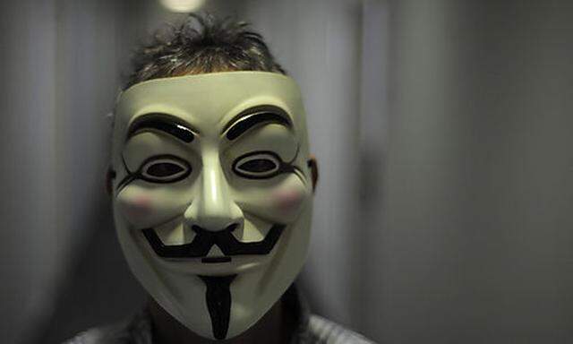 Anonymous plant Protestaktion mehreren