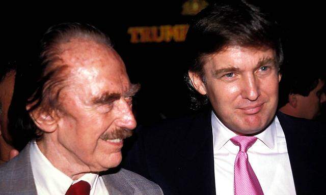 Donald Trump mit seinem Vater Fred