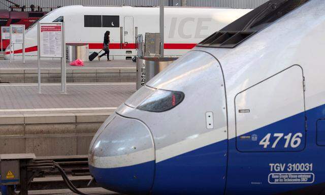 Die EU-Kommission fürchtet um den Wettbewerb, wenn die Hersteller der Hochgeschwindigkeitszüge TGV und ICE zusammengehen.