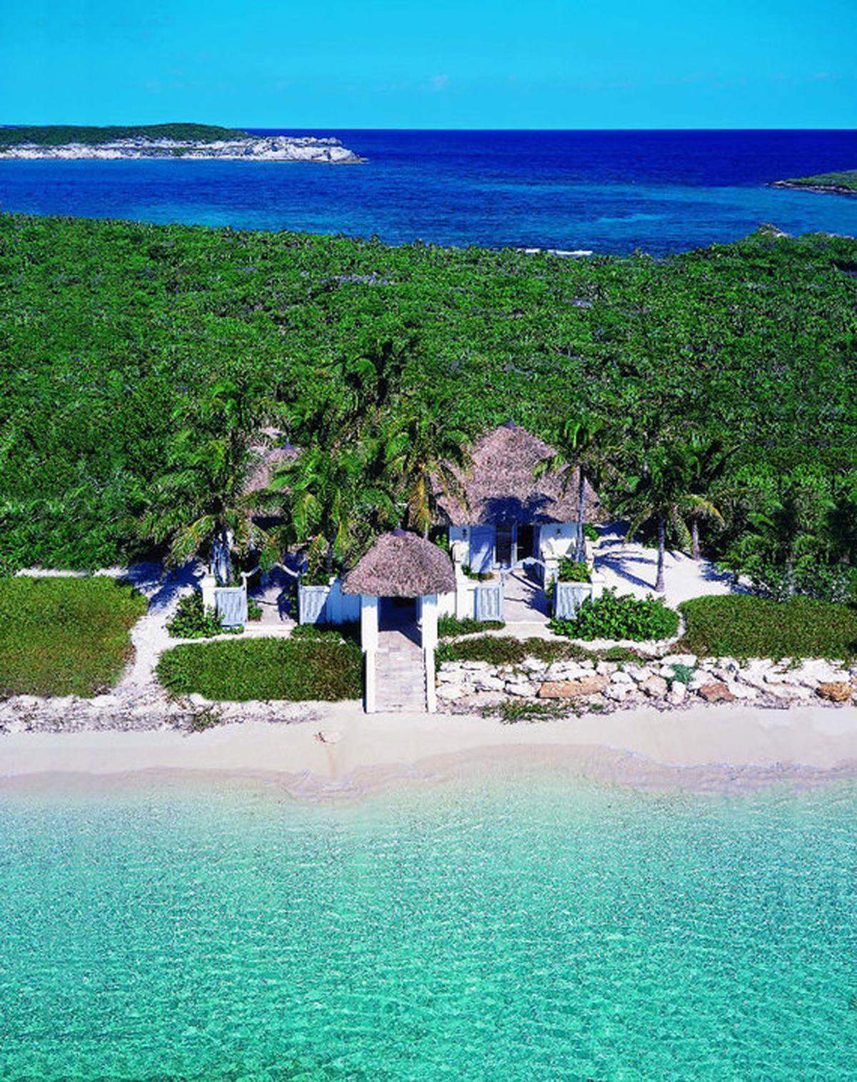 Musha Cay gehört zu den Bahamas und kostet etwa 37.000 Euro am Tag.