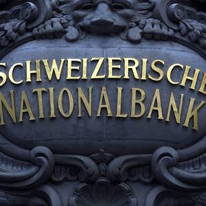 Das Logo der Nationalbank der Schweiz.