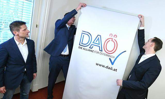 DAÖ-Gründer Dietrich Kops, Karl Baron und Klaus Handler