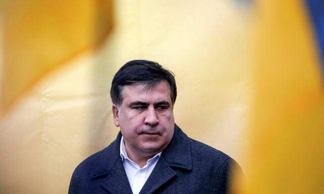 Sitzt im Ausland fest: Micheil Saakaschwili. 