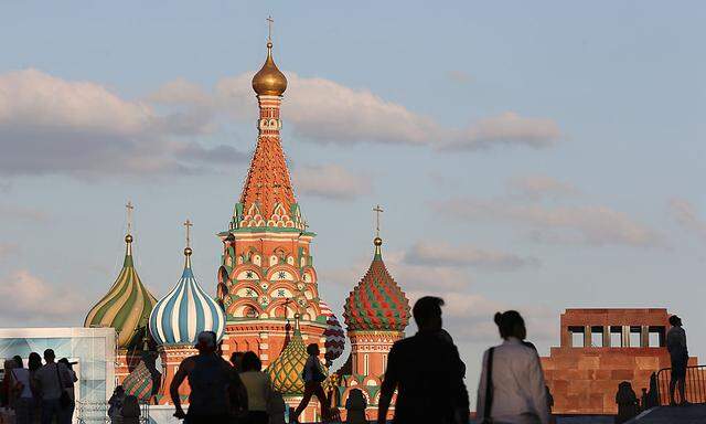 Moscow City Skylines And Residential Property