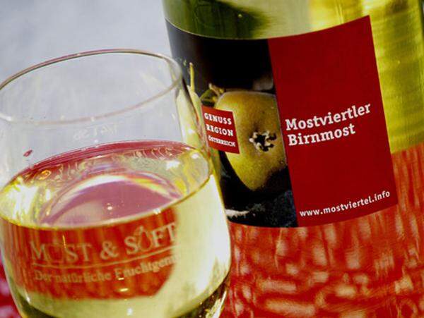 Auch der "Mostviertler Birnenmost" ist seit 2011 geschützt. Die bestehende Produzentengemeinschaft "Mostviertler Birnmost" hat einige Qualitätskriterien für zukünftige Mitglieder festgelegt. So muss der Most mindestens 17 von 20 Punkten bei einer Blindverkostung durch eine Jury erreichen. Außerdem darf er nicht billiger sein als 3,50 pro Liter. Beim Heurigen muss ein Vierterl mindestens 1,50 Euro kosten.