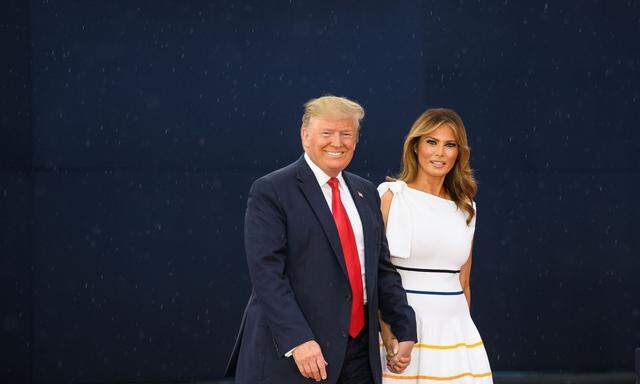 US-Präsident Donald Trump mit seiner Frau Melania