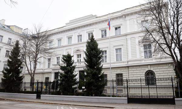 Russische Botschaft in Wien.