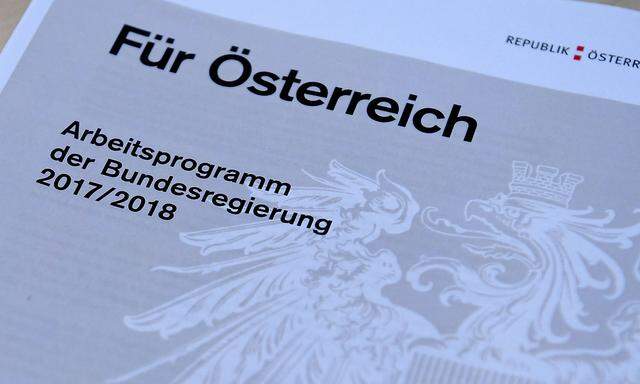 Arbeitsprogramm der Bundesregierung