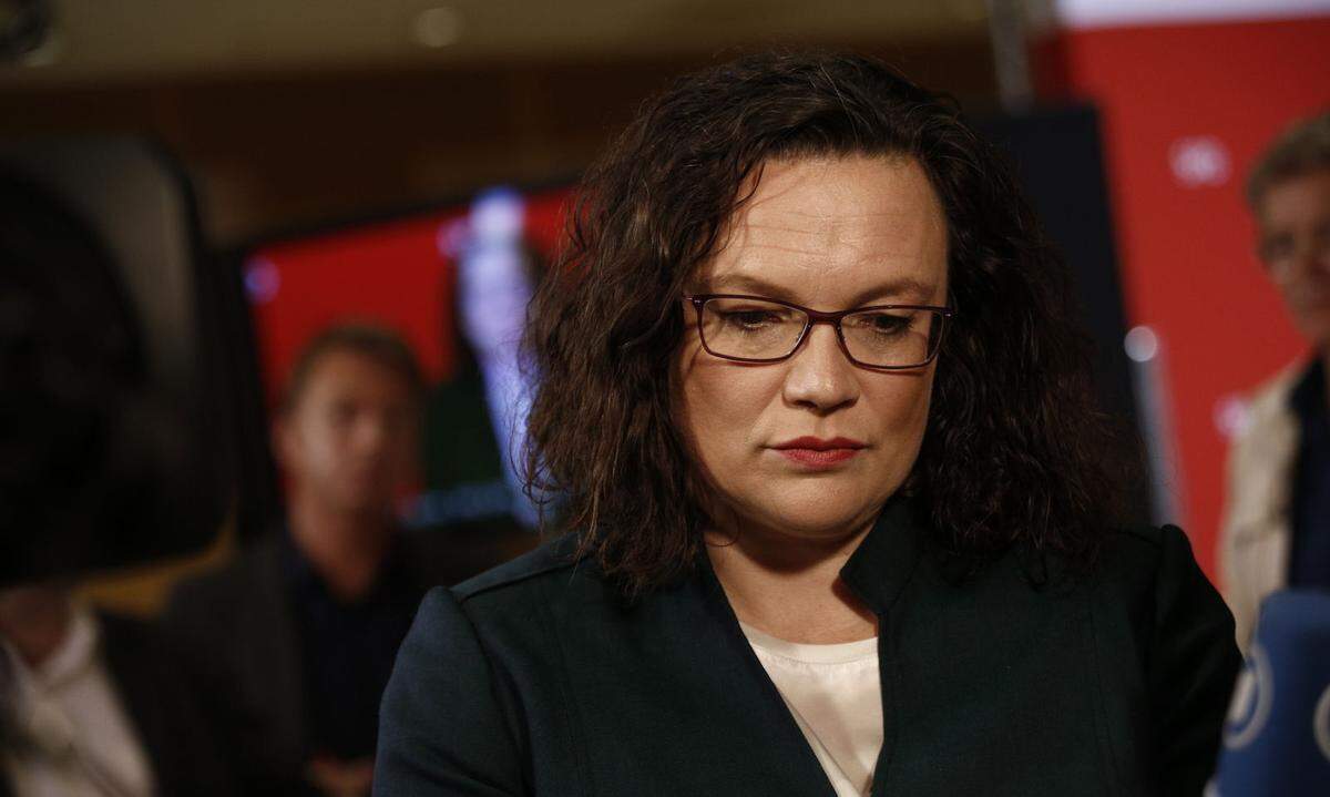 "Die schlechte Performance der Großen Koalition", nannte auch SPD-Chefin Andrea Nahles am Wahlabend als einen der Gründe für das Wahldesaster aus.