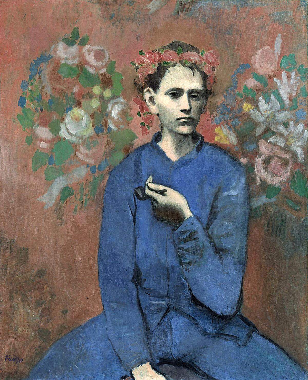 Der "Junge mit Pfeife" von Pablo Picasso wurde im Mai 2004 bei Sotheby’s in New York für über 104 Millionen Dollar verkauft. Das 1905 entstandene Bild markiert den Übergang von Picassos sogenannter Blauen Periode zur Rosa Periode. Als Modell diente dem Künstler P'tit Louis, ein Handwerker, der Picasso gerne zuschaute.