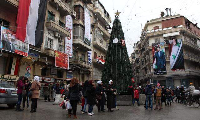 SYRIA-CONFLICT-ALEPPO-CHRISTMAS