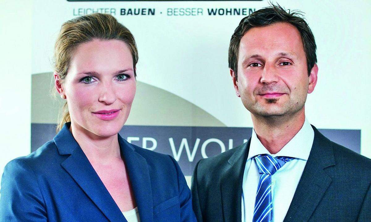 Monika Döll hat seit September die Position der Präsidentin den Vorstand der Interessengruppe Bau.Genial übernommen und der 41-jährige Andreas Bauer ist Vizepräsident. Gemeinsames Ziel ist, den Leichtbau in Österreich zu forcieren. Die 33-jährige Marketingsleiterin von Saint-Gobain Isover hat den Verband bereits in den vergangenen Jahren als stellvertretende Präsidentin begleitet. Andreas Bauer ist PR-Verantwortlicher bei Knauf Österreich.