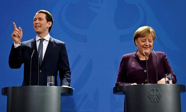 Merkel und Kurz hatten ein „sehr gutes Gespräch“, auch wenn es bei mehreren Themen Dissens gab.
