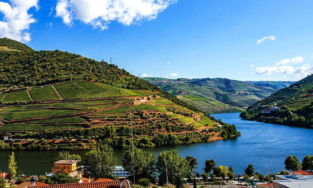 Das Douro-Tal zählt zu den reizvollsten Regionen in Portugal. Das Flussbett des träge dahin fließenden Douros wird von Weinbergen eingerahmt. 
