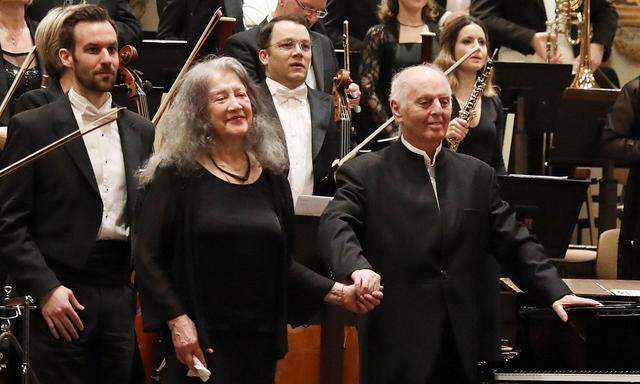 Mit der Staatskapelle Berlin: Martha Argerich Und Daniel Barenboim im Musikverein.