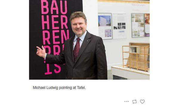Das ging überraschend schnell. Kaum ist Michael Ludwig (SPÖ) als Wiener Bürgermeister im Amt, gibt es schon einen satirischen Foto-Blog, der seinen Namen trägt: "Michael Ludwig Pointing At Things" lenkt den Blick auf Fotos, auf denen Ludwig offenbar seine Lieblingsgeste zum Besten gibt - den Fingerzeig. Auch, wenn der manchmal ins Leere geht.