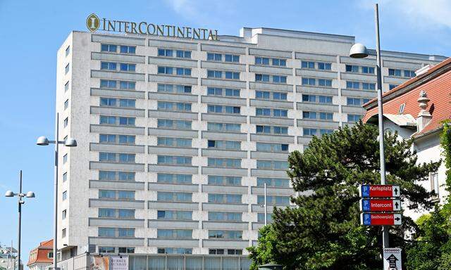 Das Hotel Intercontinental.