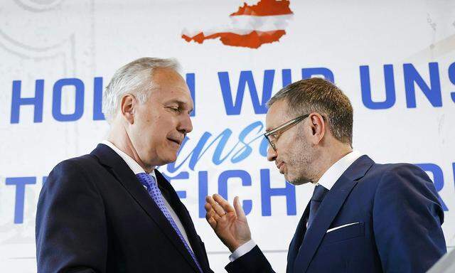 FPÖ-Chef Herbert Kickl wählte Rosenkranz wegen seiner "politischen Erfahrung".