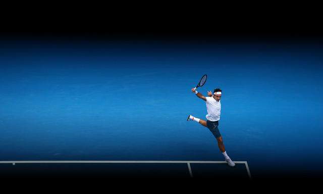Schwierig zu erlernen, doch an Variantenreichtum und Ästhetik kaum zu überbieten: die „Einhändige“ von Roger Federer.