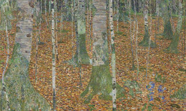 Gustav Klimts „Birkenwald“ (Ausschnitt) hat das Potenzial für einen neuen Rekord.