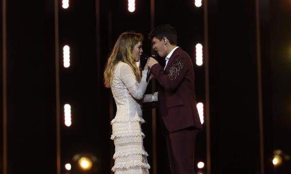 Platz 23: Spanien (61 Punkte) Sehr, sehr lieblich: Amaia y Alfred singen "Tu Canción". Zum Video >>>  