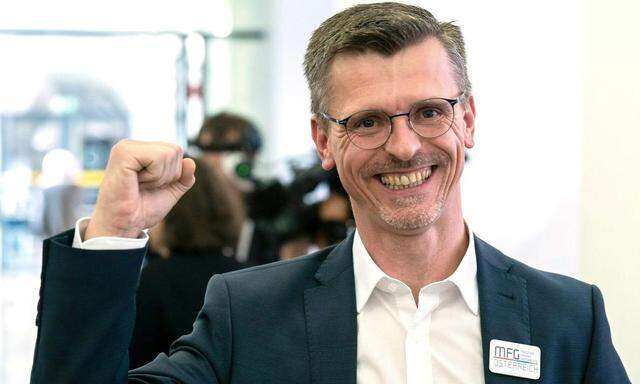 Steuerberater Joachim Aigner erreichte mit MFG 6,2 Prozent in Oberösterreich. 
