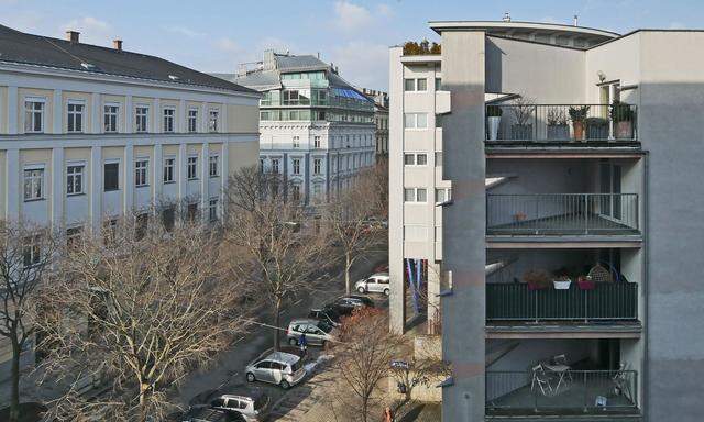 Wiener Mischmasch: Hainburger Straße, Ecke Apostelgasse.