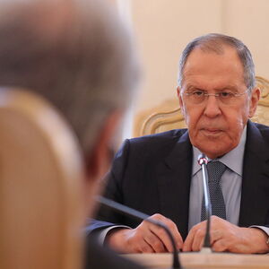 Sergej Lawrow Ende April im Gespräch mit UN-Generalsekretär Antiono Guterres.