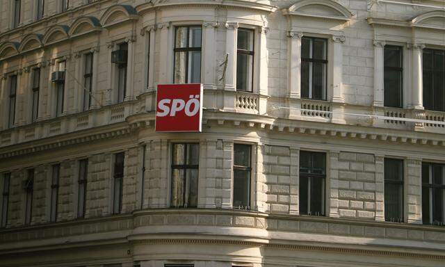 Blick auf die Zentrale der SPÖ in der Löwelstraße