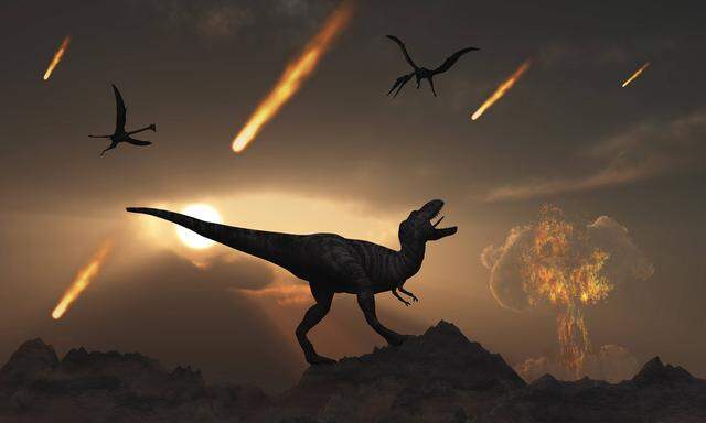Symbolbild: Die letzten Tage der Dinosaurier.