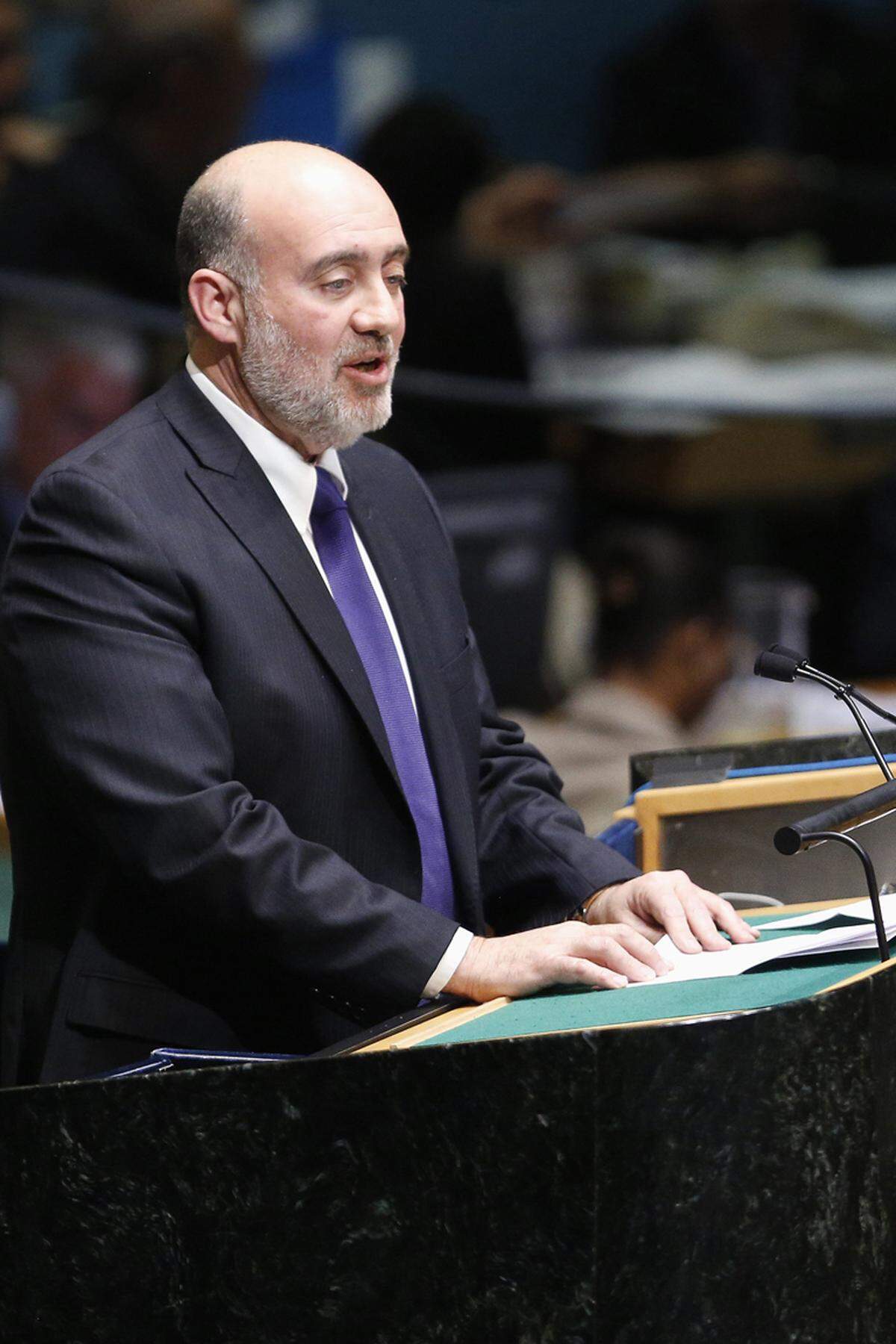 (Israels UN-Botschafter Ron Prosor nach der Palästina-Abstimmung in der CNN-Sendung ''Piers Morgan''.)