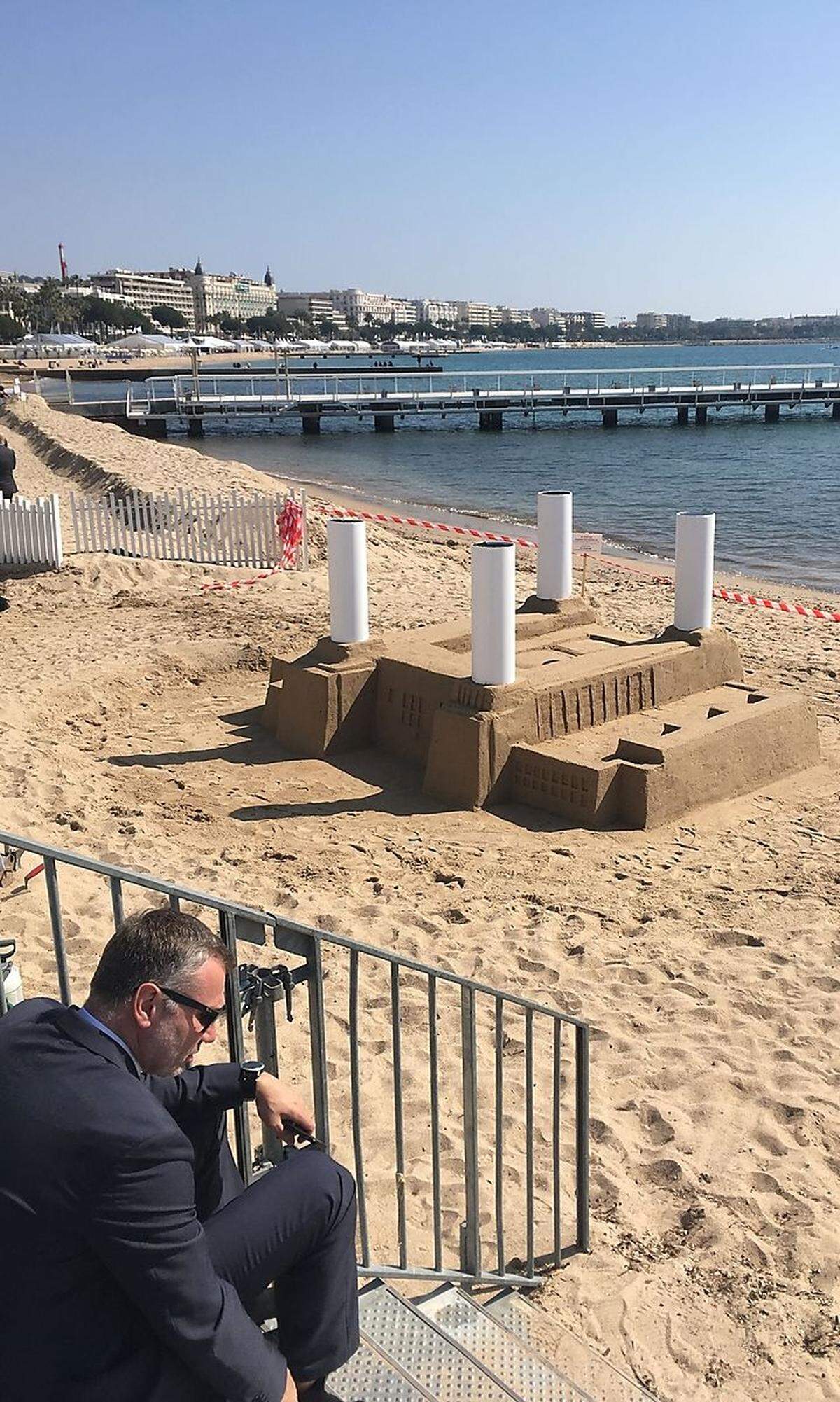 Ein paar der auf der Mipim präsentierten Gebäude sind auf Sand gebaut.