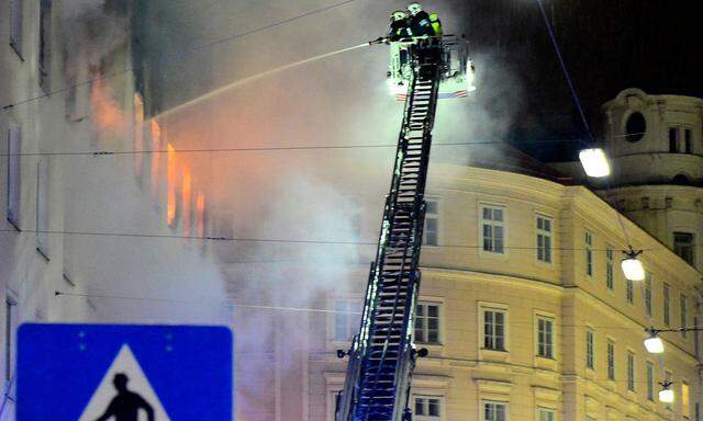 Wien: Brand in der Innenstadt