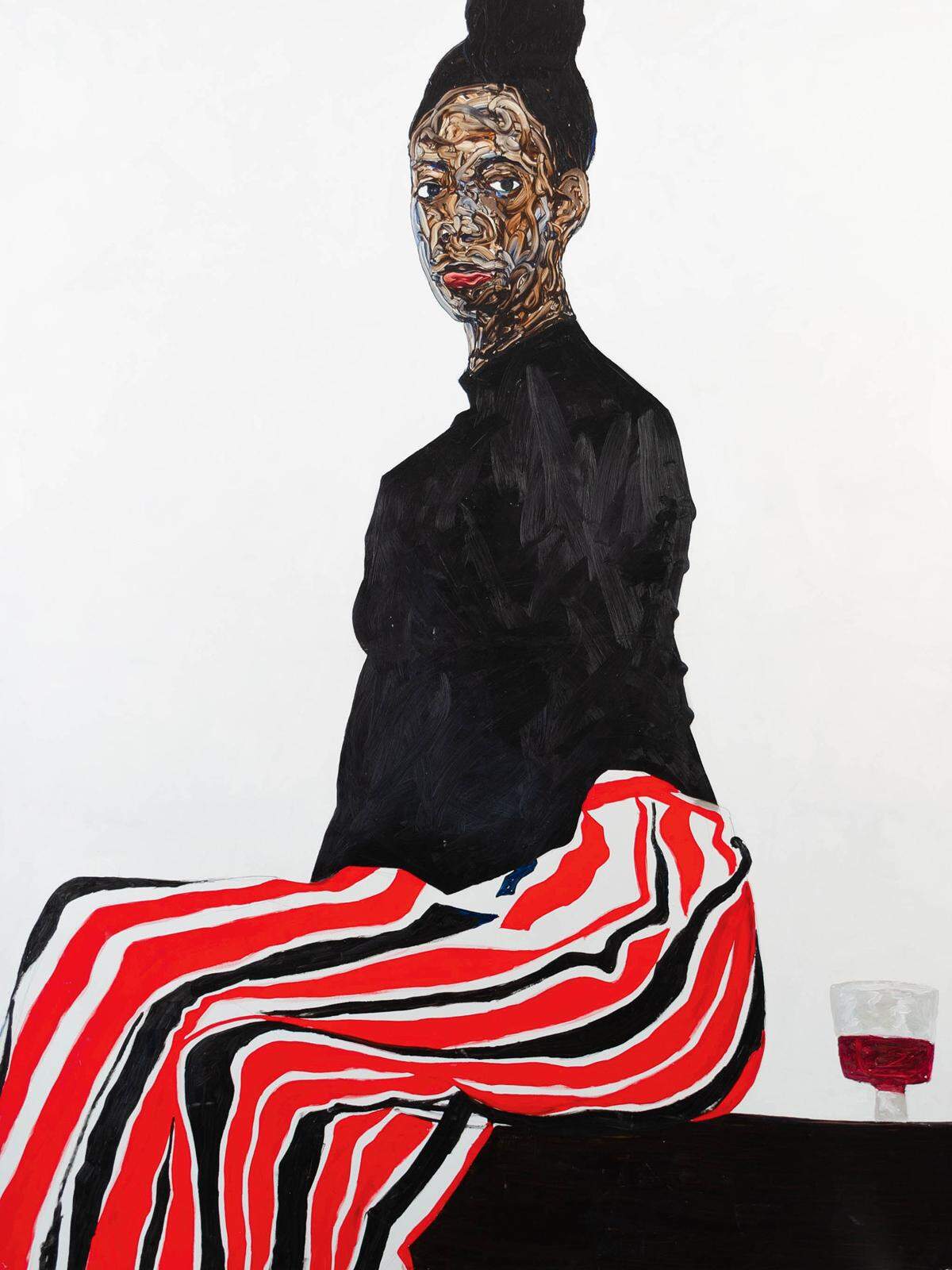 Ankauf. Das Guggenheim Museum hat im August „Joy Adenike“ von Amoako Boafo gekauft.