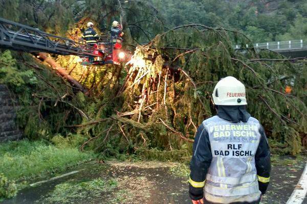 Feuerwehreinsatz am Dienstag (12. Juli) in Bad Ischl.