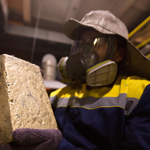 17,5 Kilogramm wiegt dieser Goldziegel.