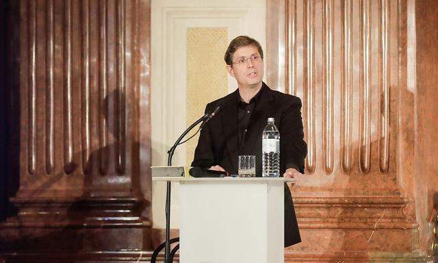 Daniel Kehlmann anl. der Vergabe des 'EU-Literaturpreises' 2018 in Wien.