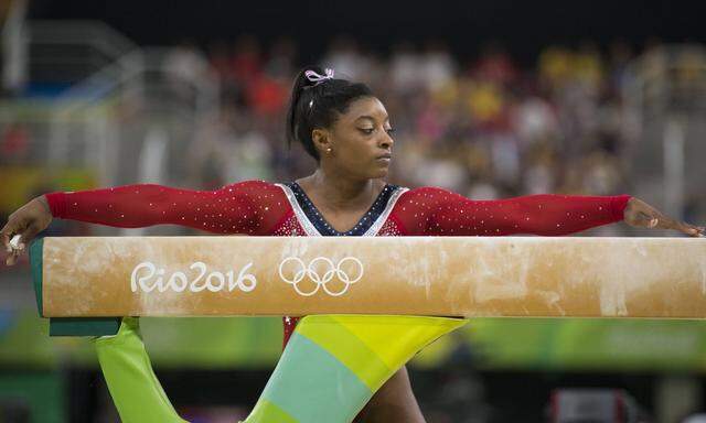 August 15 2016 Rio de Janeiro RJ Brazil Simone Biles USA on the balance beam during women s