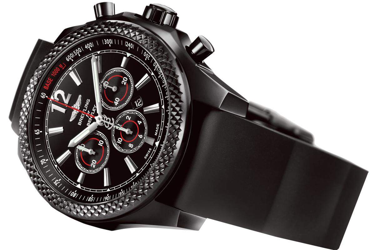 Schwarz ist Programm! Das ist die neue Breitling „Bentley Barnato“.