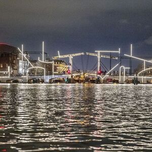 AMSTERDAM, Centre, 27-11-2019, The eighth edition of Amsterdam Light Festival. Experience the open-air exhibition DISRU