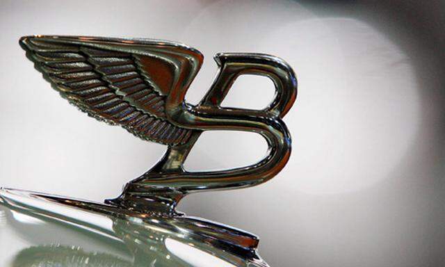 Luxusautos Bentleys Hauch Traenengas
