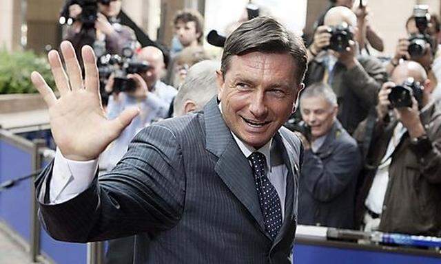Slovenias PM Pahor arrives at a European Union leaders summit in Brussels s PM Pahor arrives at a European Union leaders summit in Brussels 