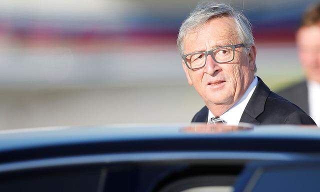 President of the EU Commission Jean-Claude Juncker arrives for the G20 leaders summit in Hamburg