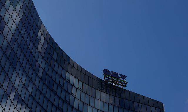 FILE PHOTO: The logo of Austrian oil and gas group OMV is pictured at the rooftop of its headquarters in Vienna