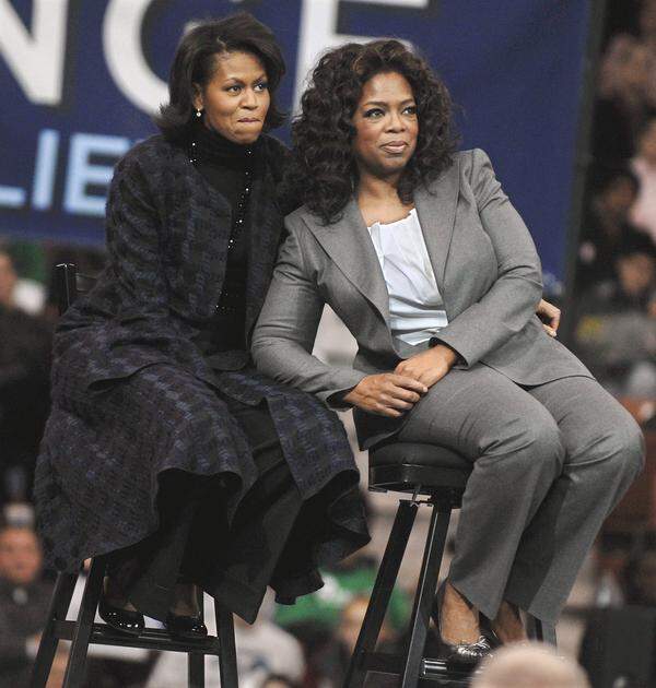 Mit Michelle Obama 2007
